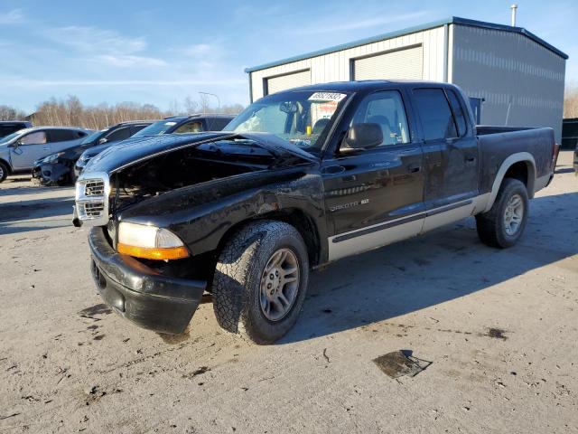 1B7GG2AN51S161515 - 2001 DODGE DAKOTA QUA BLACK photo 1