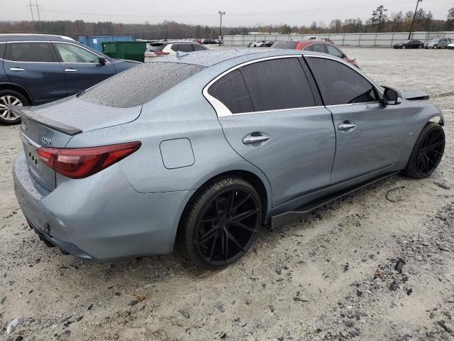 JN1EV7AR9JM440986 - 2018 INFINITI Q50 LUXE BLUE photo 3