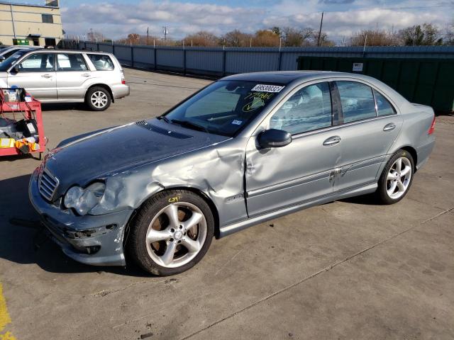 WDBRF52H86F773860 - 2006 MERCEDES-BENZ C230 GRAY photo 1