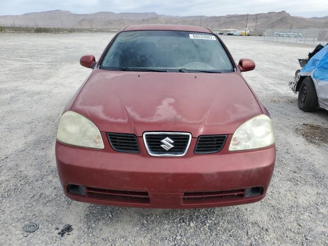 KL5JD52ZX4K067612 - 2004 SUZUKI FORENZA S BURGUNDY photo 5