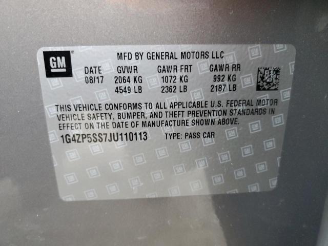 1G4ZP5SS7JU110113 - 2018 BUICK LACROSSE E 棕色 照片 13