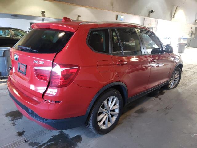 5UXWX9C50G0D85962 - 2016 BMW X3 XDRIVE2 RED photo 3