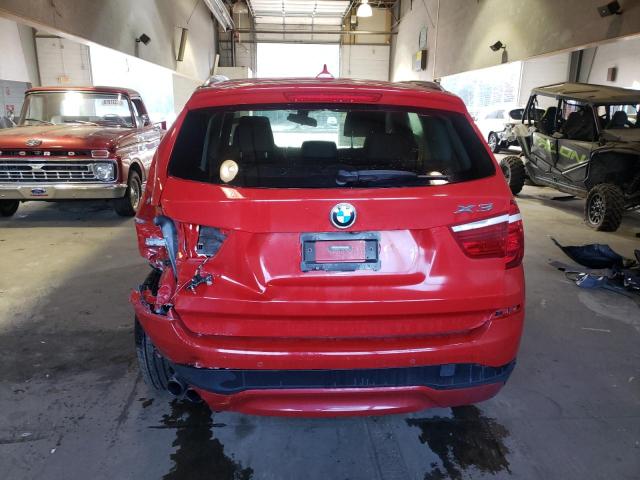 5UXWX9C50G0D85962 - 2016 BMW X3 XDRIVE2 RED photo 6