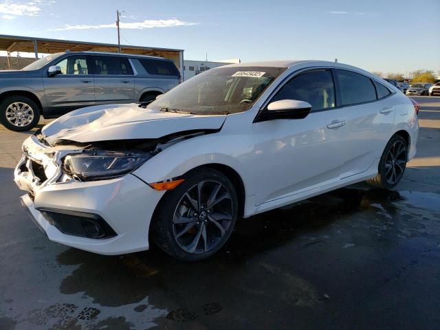 19XFC2F84KE001981 - 2019 HONDA CIVIC SPOR أبيض صورة 1