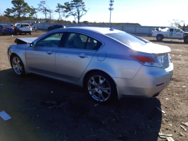 19UUA9F76EA001566 - 2014 ACURA TL ADVANCE SILVER photo 2