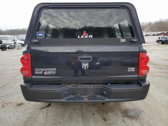 1D7HW48N07S129319 - 2007 DODGE DAKOTA QUA BLACK photo 6