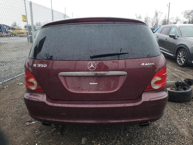 4JGCB65E37A050194 - 2007 MERCEDES-BENZ R 350 BURGUNDY photo 6