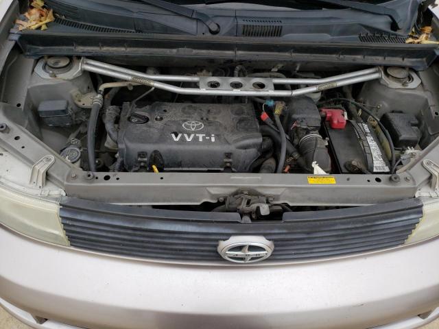 JTLKT324450188986 - 2005 TOYOTA SCION XB ნაცრისფერი ფოტო 11