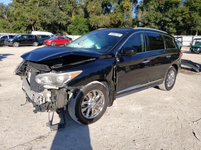 5N1AL0MM0DC304440 - 2013 INFINITI JX35 BLACK photo 1