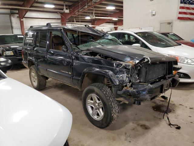 1J4FF68S11L518629 - 2001 JEEP CHEROKEE L BLACK photo 4