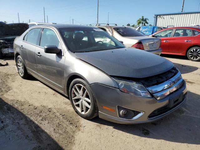 3FAHP0JA7BR179829 - 2011 FORD FUSION SEL GRAY photo 4