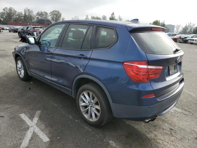 5UXWX9C52D0A11395 - 2013 BMW X3 XDRIVE2 BLUE photo 2