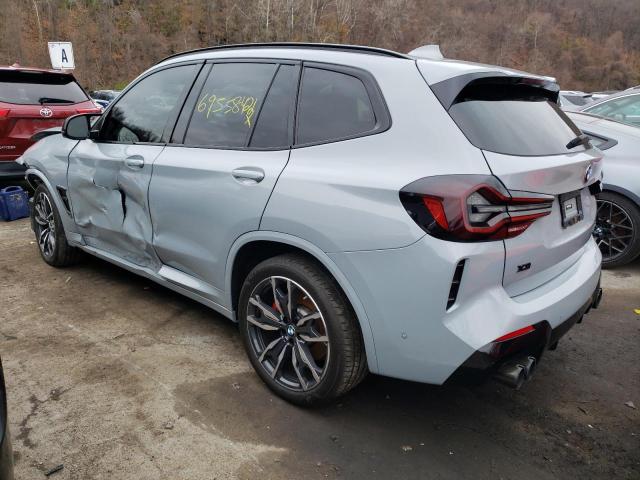 5UX83DP01N9J72479 - 2022 BMW X3 XDRIVEM GRAY photo 2