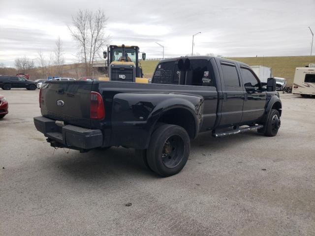 1FTXW43R98EB08453 - 2008 FORD F450 SUPER BLACK photo 3