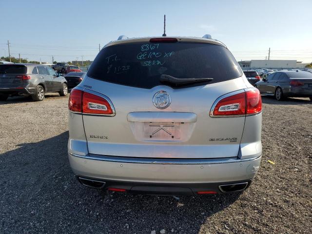 5GAKVBKD6FJ266617 - 2015 BUICK ENCLAVE SILVER photo 6