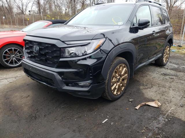 5FNYF8H02NB007271 - 2022 HONDA PASSPORT E 黑色 照片 1