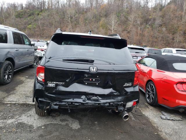 5FNYF8H02NB007271 - 2022 HONDA PASSPORT E 黑色 照片 6