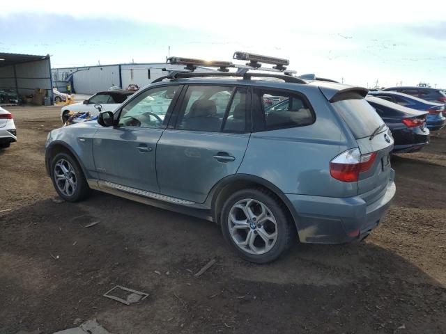 WBXPC9C40AWJ33156 - 2010 BMW X3 XDRIVE3 BLUE photo 2