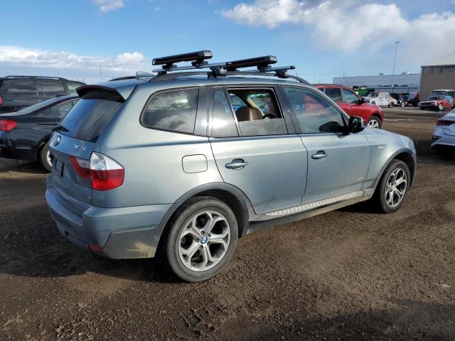 WBXPC9C40AWJ33156 - 2010 BMW X3 XDRIVE3 BLUE photo 3