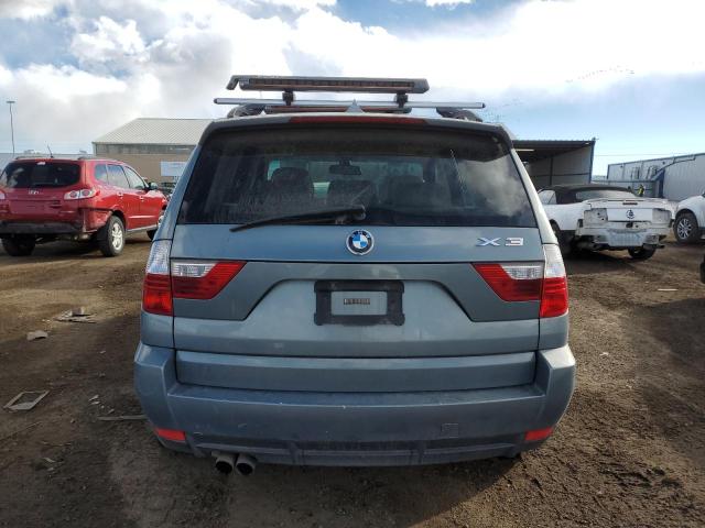 WBXPC9C40AWJ33156 - 2010 BMW X3 XDRIVE3 BLUE photo 6