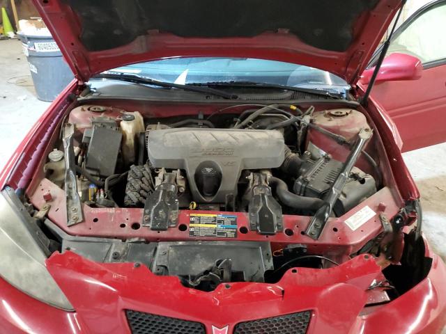 2G2WP552771196552 - 2007 PONTIAC GRAND PRIX წითელი ფოტო 11