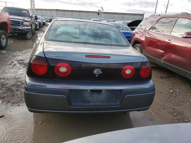 2G1WF52E049335004 - 2004 CHEVROLET IMPALA GRAY photo 6