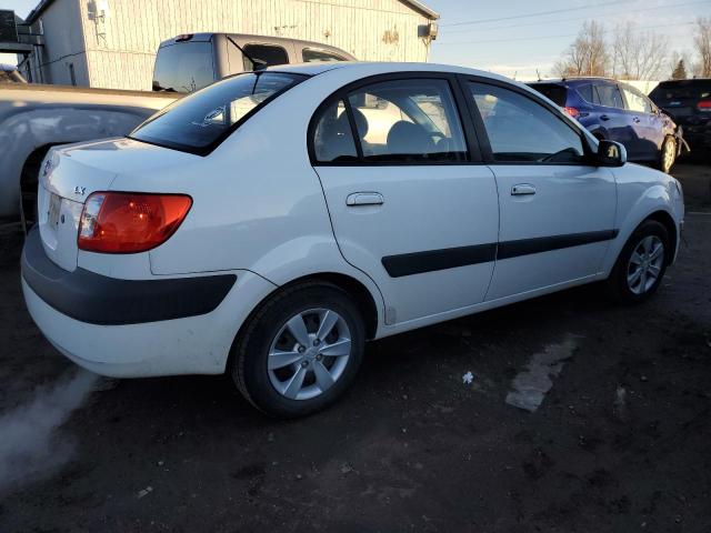 KNADE123X86427708 - 2008 KIA RIO BASE WHITE photo 3