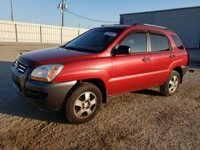 KNDJF724877416391 - 2007 KIA SPORTAGE RED photo 1