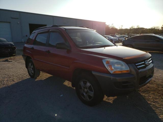 KNDJF724877416391 - 2007 KIA SPORTAGE RED photo 4