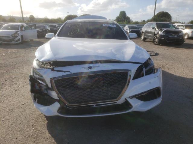 KMHGN4JE6KU300134 - 2019 GENESIS G80 BASE WHITE photo 5