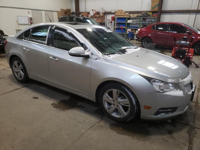 1G1P75SZ1E7299217 - 2014 CHEVROLET CRUZE SILVER photo 4