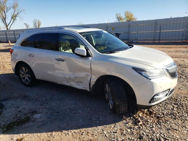 5FRYD4H89EB011093 - 2014 ACURA MDX ADVANC WHITE photo 4