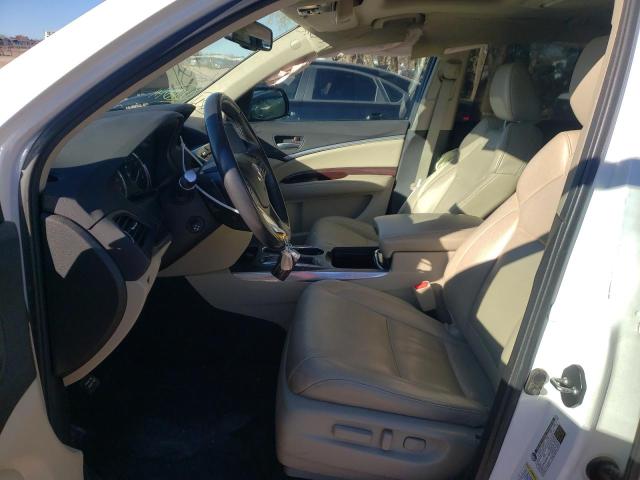 5FRYD4H89EB011093 - 2014 ACURA MDX ADVANC WHITE photo 7