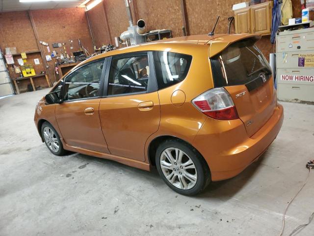 JHMGE88459S075170 - 2009 HONDA FIT SPORT ORANGE photo 2