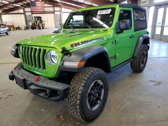 1C4HJXCGXJW299125 - 2018 JEEP WRANGLER R GREEN photo 1