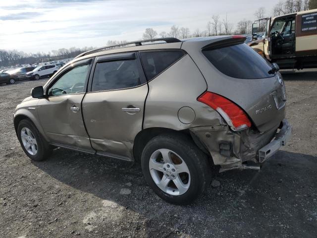 JN8AZ08WX4W316015 - 2004 NISSAN MURANO BROWN photo 2