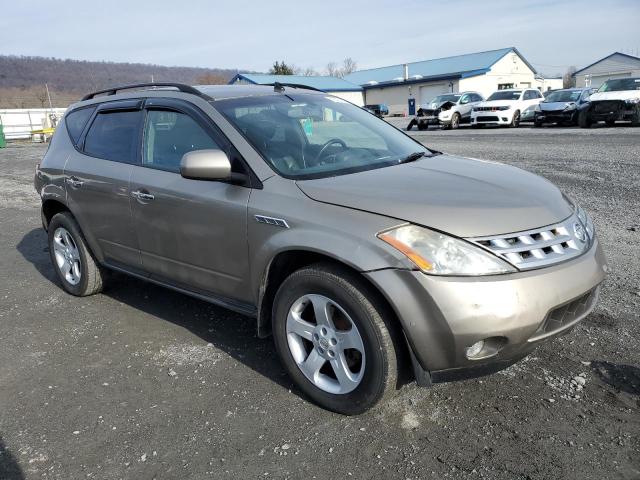 JN8AZ08WX4W316015 - 2004 NISSAN MURANO BROWN photo 4