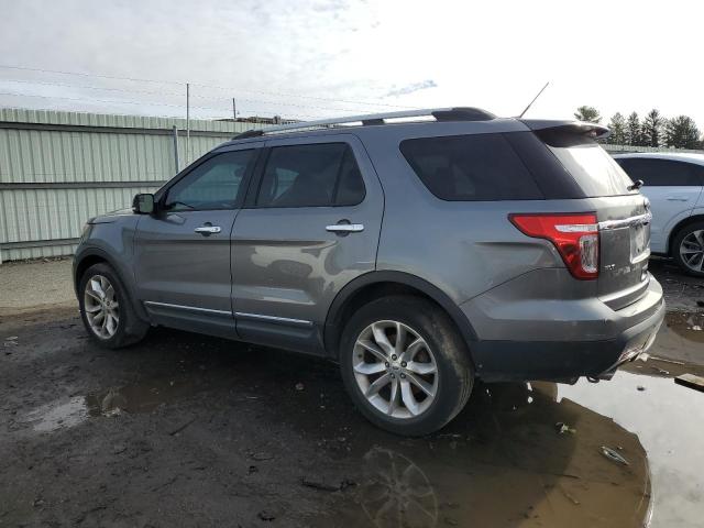 1FM5K8D84EGB87865 - 2014 FORD EXPLORER X GRAY photo 2