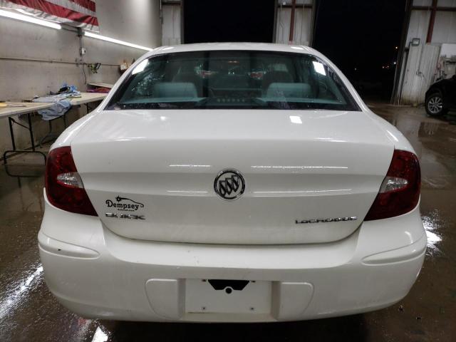 2G4WC532751255408 - 2005 BUICK LACROSSE C WHITE photo 6