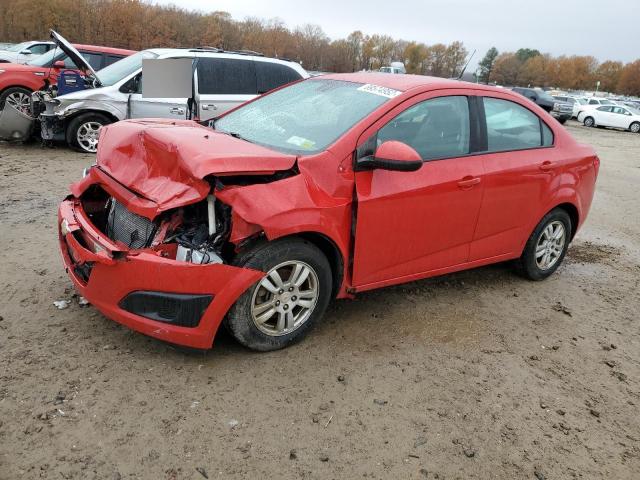 1G1JB5SH5C4140839 - 2012 CHEVROLET SONIC LS RED photo 1