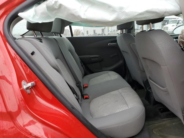 1G1JB5SH5C4140839 - 2012 CHEVROLET SONIC LS RED photo 10