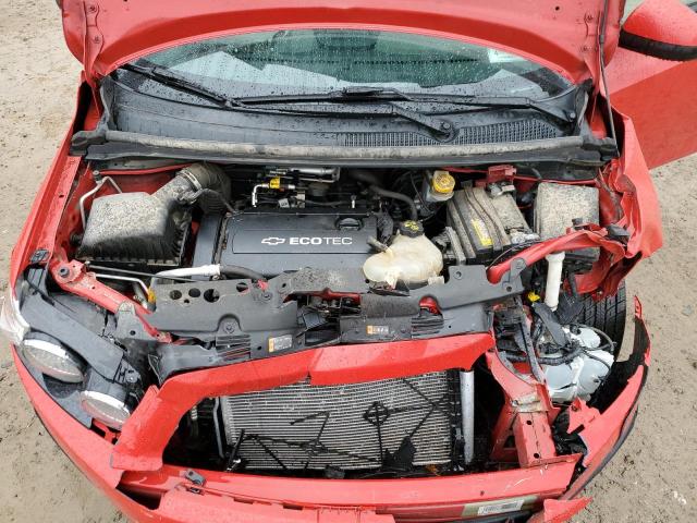 1G1JB5SH5C4140839 - 2012 CHEVROLET SONIC LS RED photo 11
