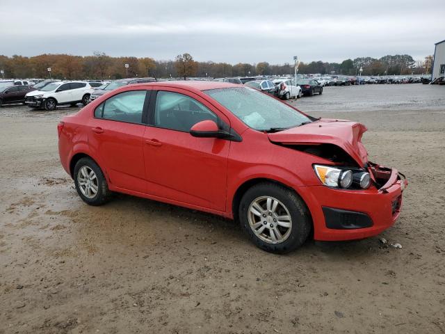 1G1JB5SH5C4140839 - 2012 CHEVROLET SONIC LS RED photo 4