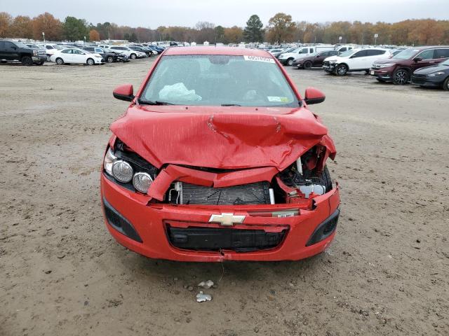 1G1JB5SH5C4140839 - 2012 CHEVROLET SONIC LS RED photo 5