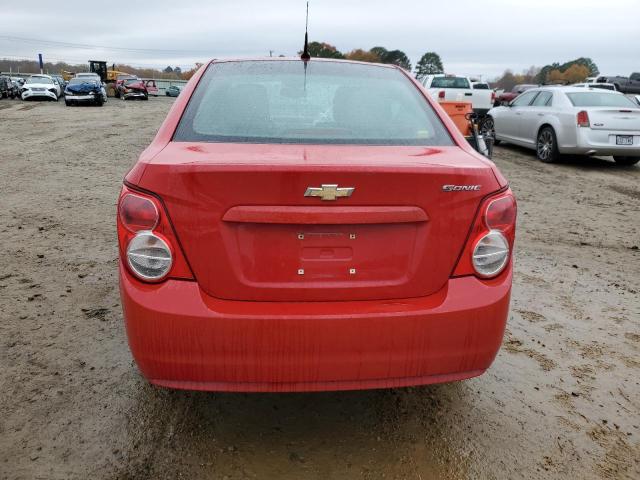 1G1JB5SH5C4140839 - 2012 CHEVROLET SONIC LS RED photo 6