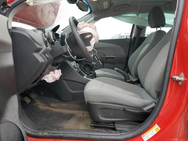1G1JB5SH5C4140839 - 2012 CHEVROLET SONIC LS RED photo 7