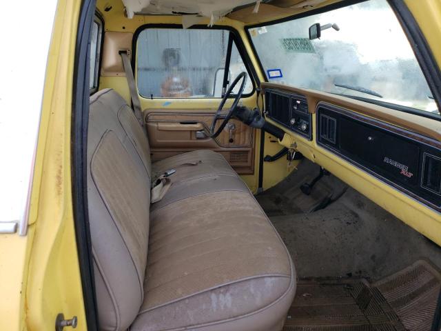 F25JRX82434 - 1977 FORD F-150 YELLOW photo 11