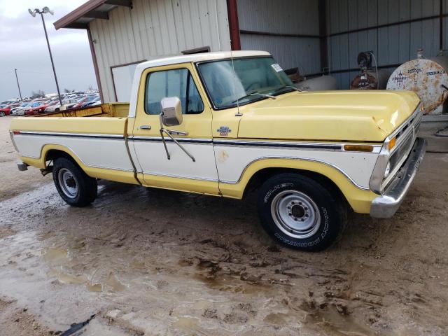 F25JRX82434 - 1977 FORD F-150 YELLOW photo 4