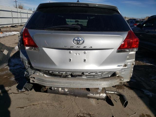 4T3BK11A29U001109 - 2009 TOYOTA VENZA SILVER photo 6