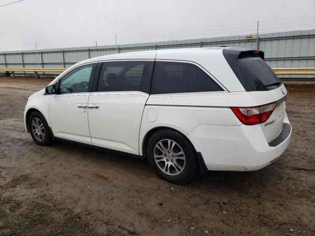 5FNRL5H63BB026570 - 2011 HONDA ODYSSEY EX WHITE photo 2